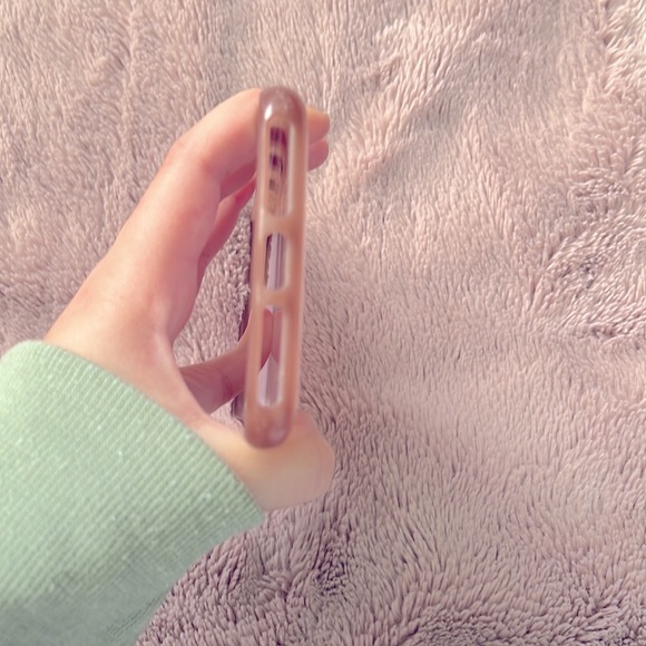 Pink, iPhone eight/8 plus phone case. Durable. One inch above screen, not crack. - Picture 6 of 8